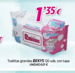 Alsara Supermercados BEKYS Toallitas grandes oferta
