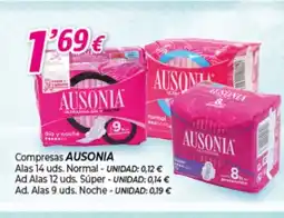 Alsara Supermercados AUSONIA Compresas oferta