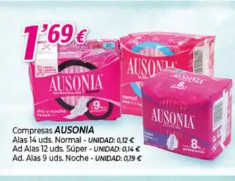 Alsara Supermercados AUSONIA Compresas oferta