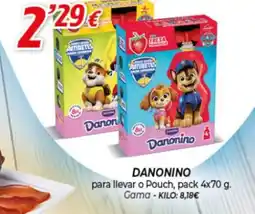 Alsara Supermercados DANONINO para llevar o Pouch oferta