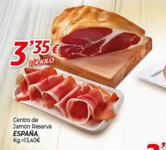 Alsara Supermercados ESPAÑA Centro de Jamón Reserva oferta