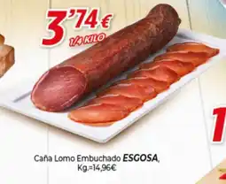 Alsara Supermercados ESGOSA Caña Lomo Embuchado oferta