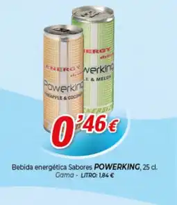 Alsara Supermercados POWERKING Bebida energética Sabores oferta