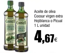 Cash FROIZ COOSUR Aceite de oliva virgen extra Hojiblanca o Picual oferta
