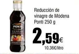 Cash FROIZ PONTI Reducción de vinagre de Módena oferta