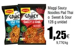 Cash FROIZ MAGGI Saucy Noodles Pad Thai o Sweet & Sour oferta