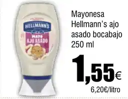 Cash FROIZ HELLMANN'S Mayonesa ajo asado bocabajo oferta