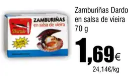 Cash FROIZ ZAMBURIÑAS Dardo en salsa de vieira oferta