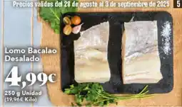 Gadis Lomo Bacalao Desalado oferta