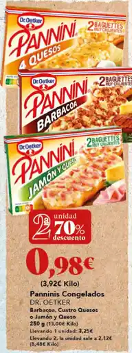 Gadis DR. OETKER Panninis Congelados oferta