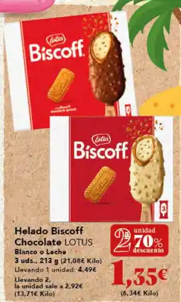 Gadis LOTUS Helado Biscoff Chocolate oferta