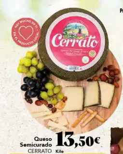 Gadis CERRATO Queso semicurado oferta