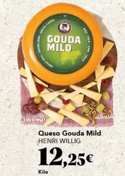 Gadis HENRI WILLIG Queso Gouda Mild oferta
