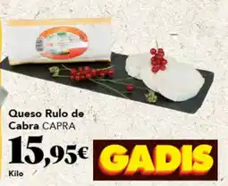 Gadis CAPRA Queso Rulo de Cabra oferta