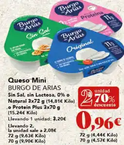Gadis BURGO DE ARIAS Queso Mini oferta