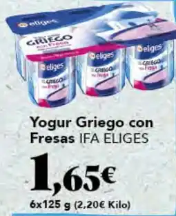 Gadis IFA ELIGES Yogur Griego con Fresas oferta