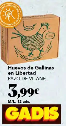 Gadis PAZO DE VILANE Huevos de Gallinas en Libertad oferta