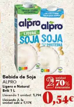 Gadis ALPRO Bebida de Soja oferta