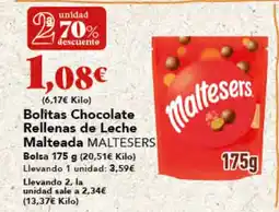 Gadis MALTESERS Bolitas Chocolate Rellenas de Leche Malteada oferta
