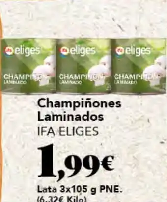 Gadis IFA ELIGES Champiñones Laminados oferta