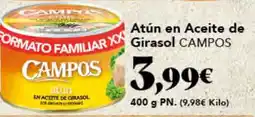 Gadis CAMPOS Atún en Aceite de Girasol oferta