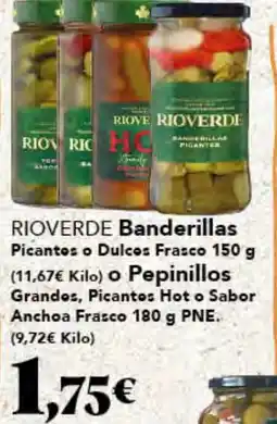 Gadis RIOVERDE Banderillas Picantos o Dulces Frasco oferta