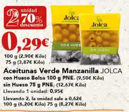 Gadis JOLCA Aceitunas Verde Manzanilla oferta