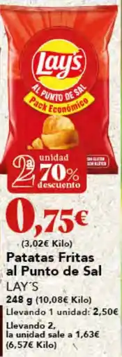 Gadis LAY'S Patatas Fritas al Punto de Sal oferta