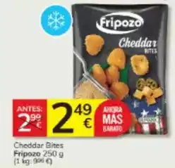 Consum Fripozo - cheddar bites oferta