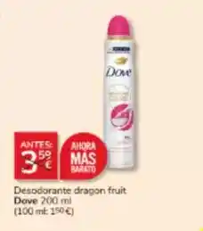 Consum Dove - desodorante dragon fruit oferta