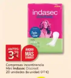 Consum Indasec - compresas incontinencia mini oferta