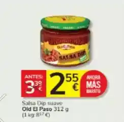 Consum Old el paso - salsa dip suave oferta
