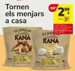 Consum Rana - tornen els menjars a casa oferta