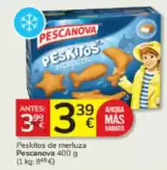Consum Pescanova - peskitos de merluza oferta