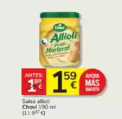 Consum Chovi - salsa allioli oferta
