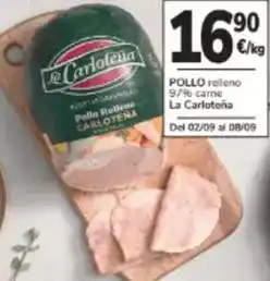 Consum La carloteña - relleno 97% carne oferta