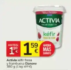 Consum Danone - activia icófir fresa y frambuesa oferta