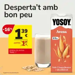 Consum Yosoy - bebida de avena oferta