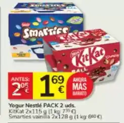 Consum Nestlé - yogur oferta