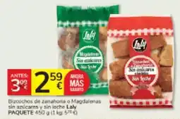 Consum Laly - bizcochos de zanahoria o magdalenas sin azucares y sin leche oferta