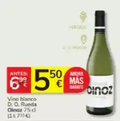 Consum Rueda - vino blanco d. o. rueda oferta