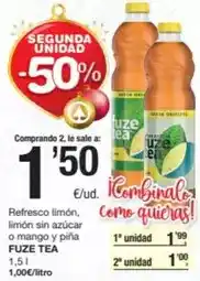 Consum Mas - bebida a base de zumo de melocotón o néctar de piña granini oferta