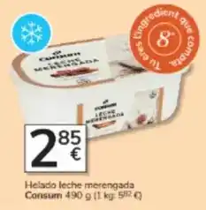 Consum Consum - helado leche merengada oferta