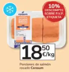 Consum Consum - porciones de salmón rosado oferta