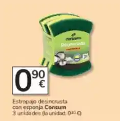 Consum Consum - estropajo desincrust con esponja oferta