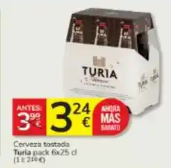 Consum Turia - cerveza tostada oferta