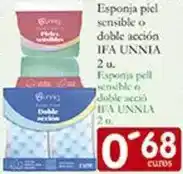 Supermercados Bip Bip Ifa unnia - esponja piel sensible o doble accion oferta