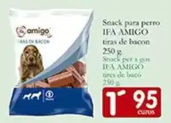 Supermercados Bip Bip Ifa amigo - snack para perro tiras de bacon oferta