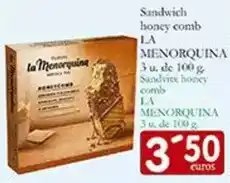 Supermercados Bip Bip La menorquina - sandwich honey comb oferta