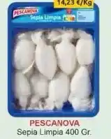 Supermercados Extremadura Pescanova - sepia limpia oferta